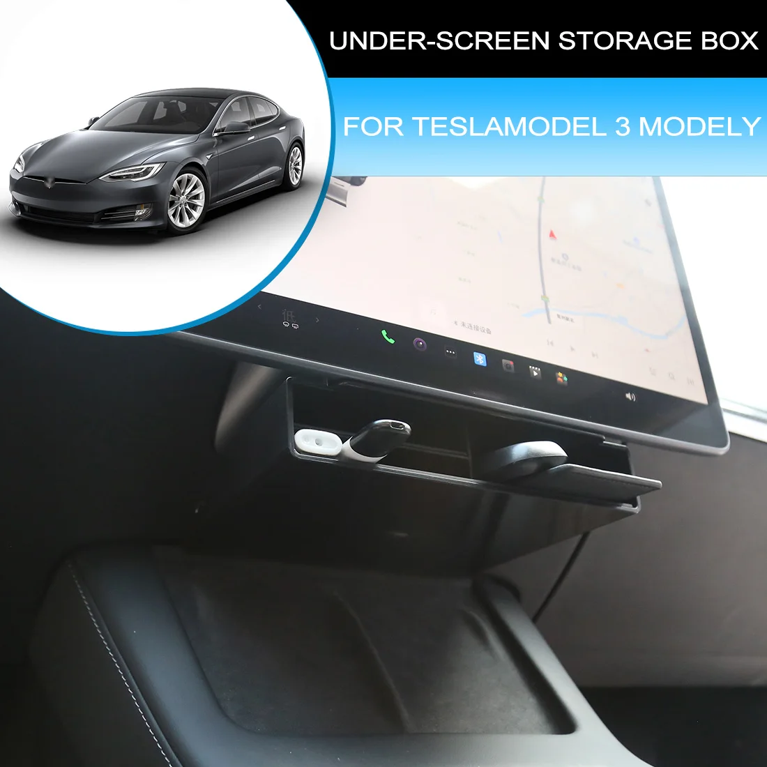For Tesla Model 3 Model Y 2021-2022 Under-screen Storage Box Instrument Panel ABS Instrument Panel Car Accessories
For Tesla Model 3 Model Y 2021-2022 Under-screen Storage Box Instrument Panel ABS Instrument Panel Car Accessories
