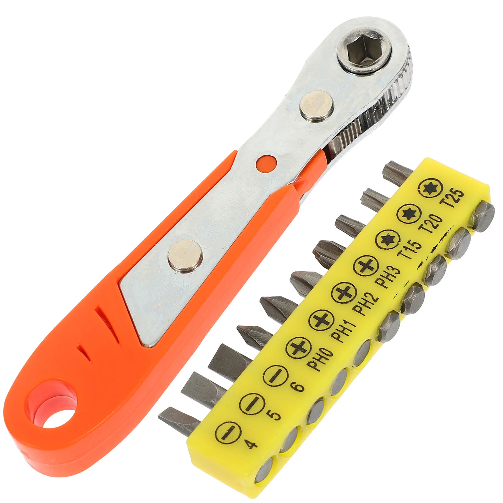 Mini Bit Set Ratchet Wrench for Bits Hand Tool Brake Adjustment Tools Repair Steel
Mini Bit Set Ratchet Wrench for Bits Hand Tool Brake Adjustment Tools Repair Steel