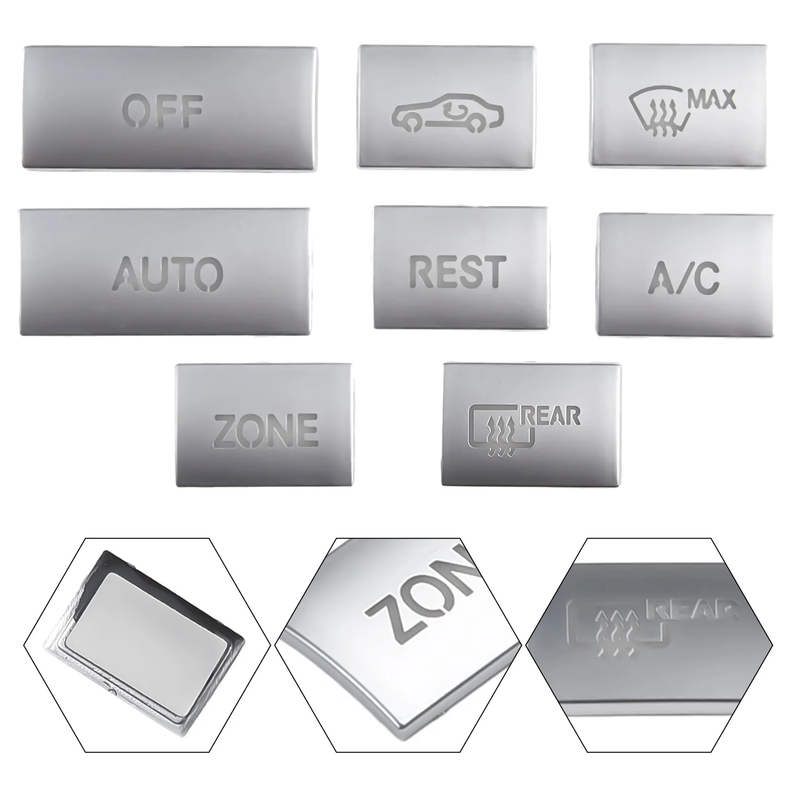 Upgrade Your Console with 8Pcs AC Buttons Cover Trim for Mercedes E Class W212 C207 Easy Installation Perfect Fit!
Upgrade Your Console with 8Pcs AC Buttons Cover Trim for Mercedes E Class W212 C207 Easy Installation Perfect Fit!