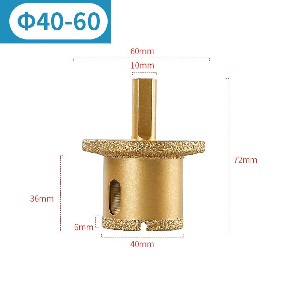 1pc M10 Thread Vacuum Brazed Dry Diamond Drilling Core Bit Brazing Hole Opener For Marble Ceramics Porcelain Tile Hole Saw Drill
1pc M10 Thread Vacuum Brazed Dry Diamond Drilling Core Bit Brazing Hole Opener For Marble Ceramics Porcelain Tile Hole Saw Drill
