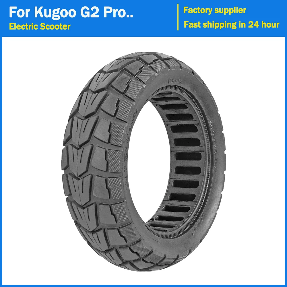 

10 Inch 10x2.75 Solid Tire 85/65-6.5 for Speedway 5 Dualtron 3 Electric Scooter Non-Pneumatic Tyre for Kugoo G-Booster G2 Pro