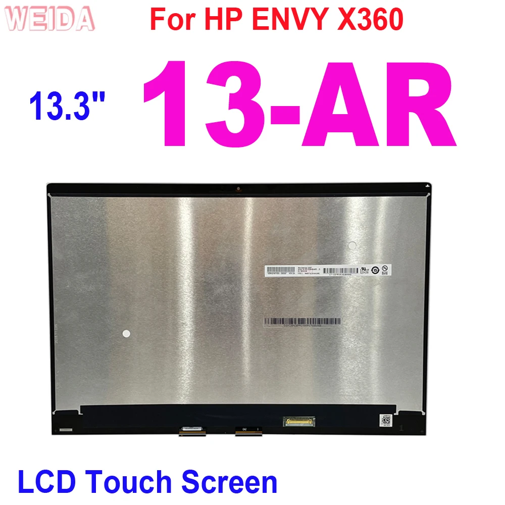 

Original 13.3 Inch For HP ENVY X360 13-AR M133NVF3 R2 B133HAN05.7 LP133WF9 Laptop LCD Display Touch Screen Assembly 1920*1080