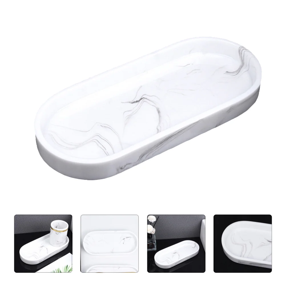Bathroom Vanity Tray Resin Marble Vanity Organizer Jewelry Holder Plate Decorative Kitchen Sink Tray
Bathroom Vanity Tray Resin Marble Vanity Organizer Jewelry Holder Plate Decorative Kitchen Sink Tray