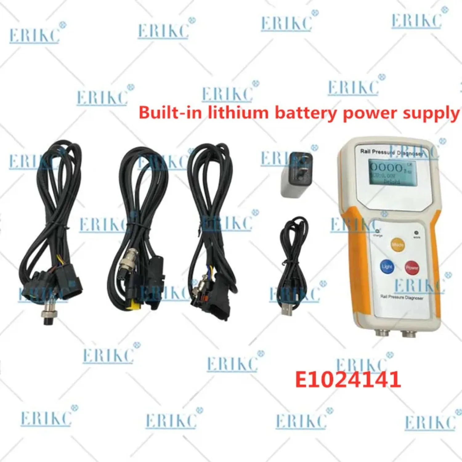 ERIKC RPD100 Digital Common Rail Pressure Tester Auto Diagnostic Tool EUC voltage for Bosch Denso Delphi E1024141
ERIKC RPD100 Digital Common Rail Pressure Tester Auto Diagnostic Tool EUC voltage for Bosch Denso Delphi E1024141