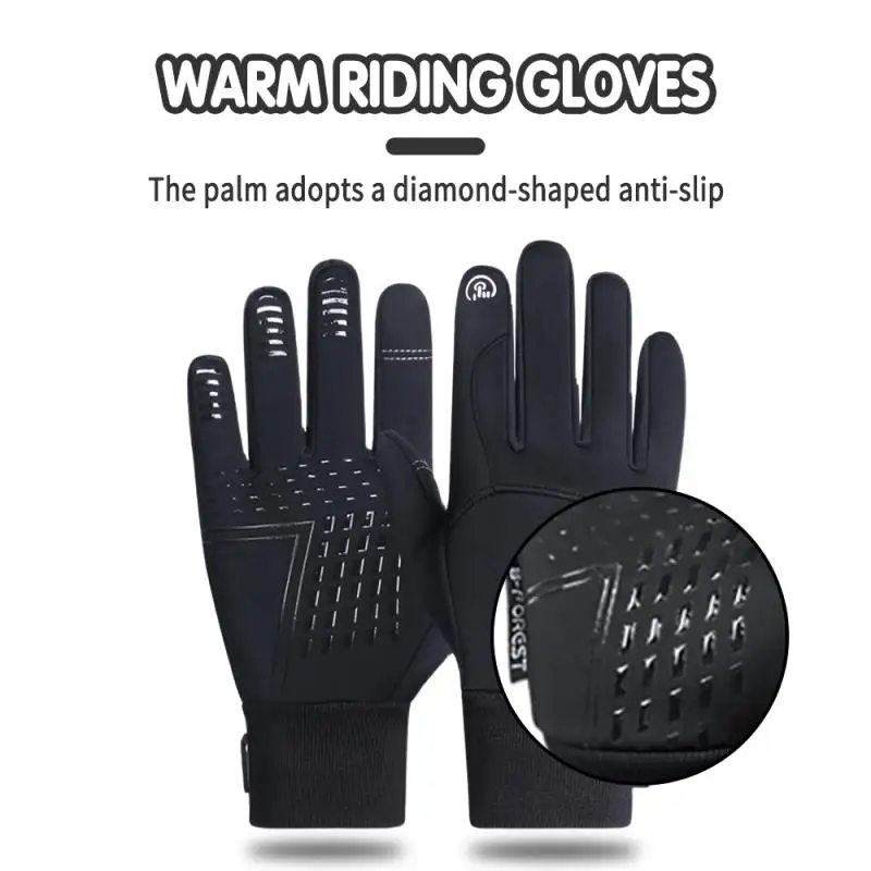 Cold-proof Ski Gloves Waterproof Winter Gloves Cycling Fluff Warm Gloves For Touchscreen Cold Weather Windproof Anti Slip
Cold-proof Ski Gloves Waterproof Winter Gloves Cycling Fluff Warm Gloves For Touchscreen Cold Weather Windproof Anti Slip