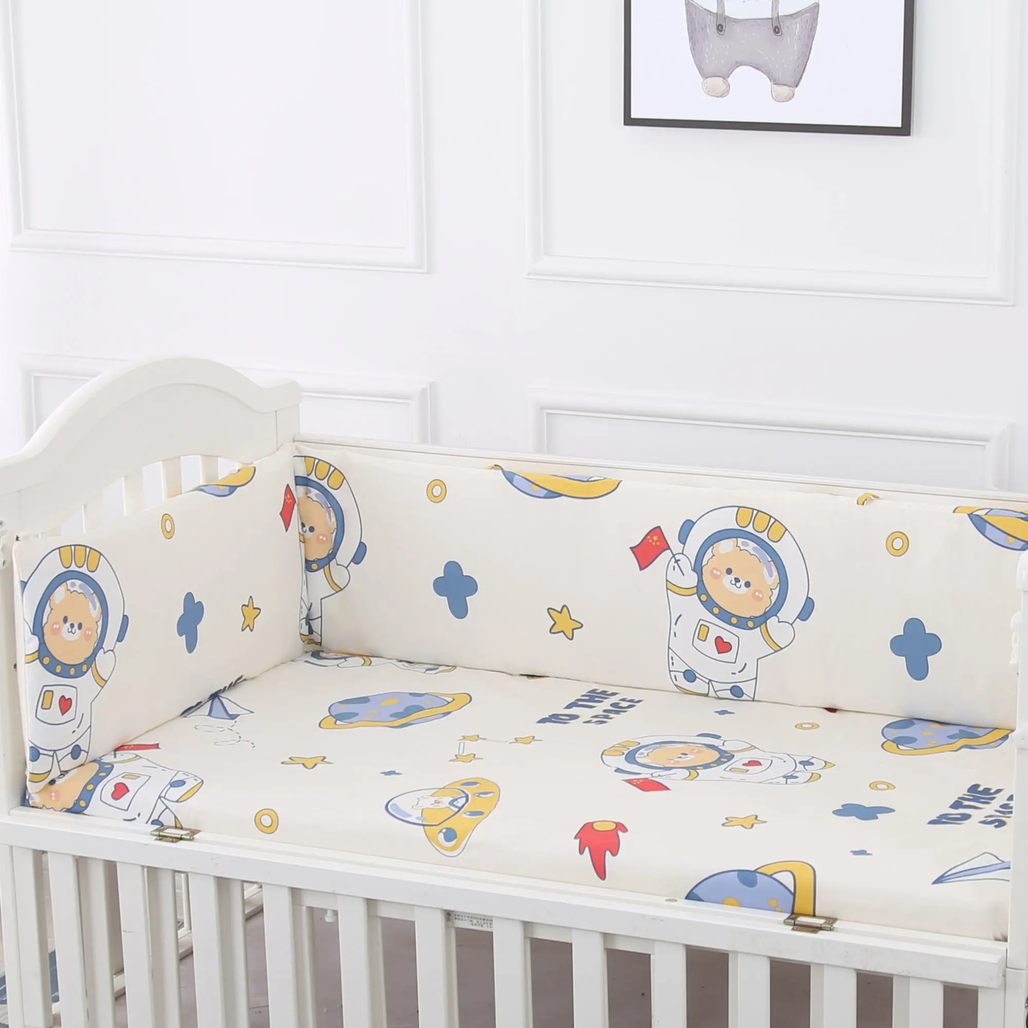 High-quality Pure Cotton Children Splicing Bed Bumpers Newborn Anti-collision Protect Bed Bumpers Children's Room Decor Bedding
High-quality Pure Cotton Children Splicing Bed Bumpers Newborn Anti-collision Protect Bed Bumpers Children's Room Decor Bedding