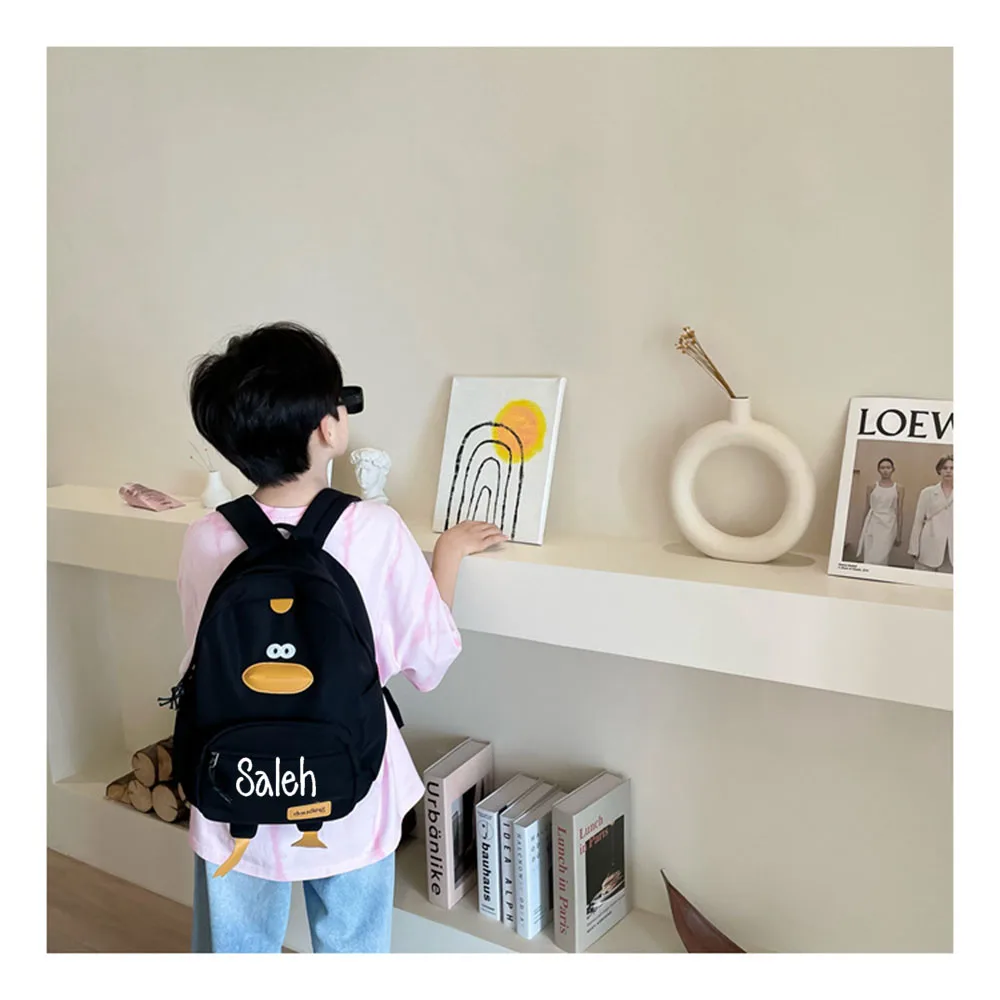 Customized Cartoon Cute Little White Duck Fun Backpack With Any Name, Personalized Embroidered Travel Snack Gift Bag
Customized Cartoon Cute Little White Duck Fun Backpack With Any Name, Personalized Embroidered Travel Snack Gift Bag
