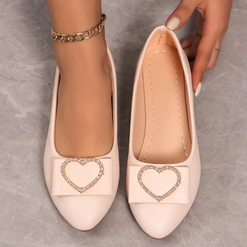 Женские туфли на плоской подошве, однотонные повседневные туфли с острым носком, без застежки, весна-осень 2024
Женские туфли на плоской подошве, однотонные повседневные туфли с острым носком, без застежки, весна-осень 2024