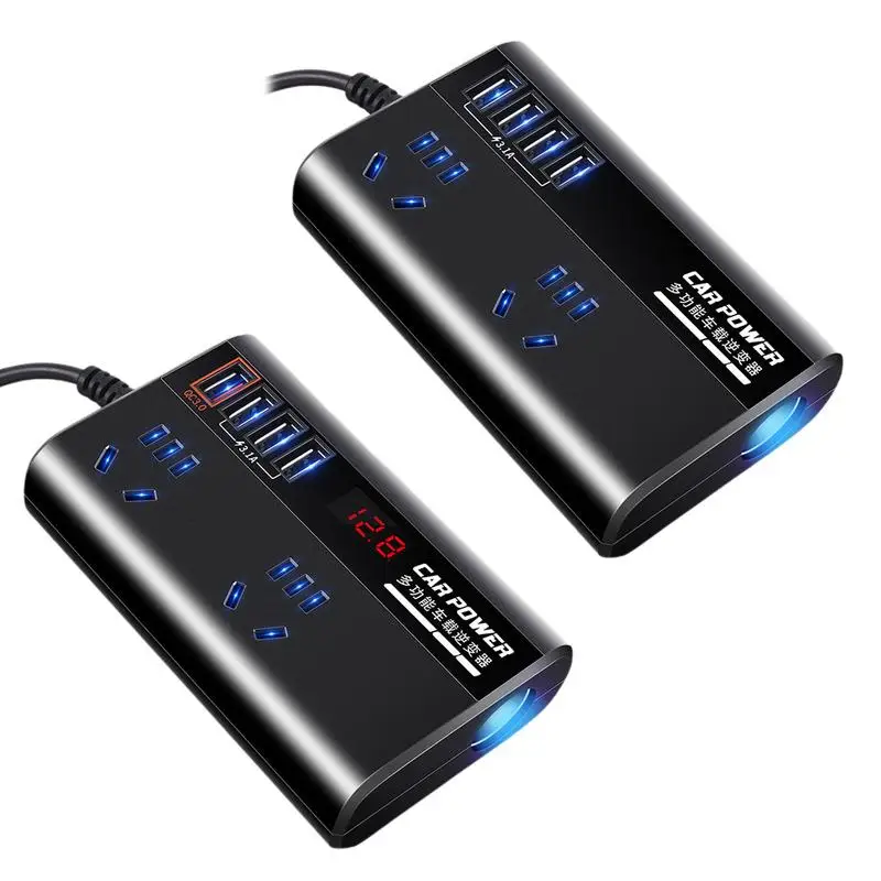 Car Inverter Power Outlet DC 12V 24V to 220V Vehicle Power Inverter high power converter multi-function socket car charger
Car Inverter Power Outlet DC 12V 24V to 220V Vehicle Power Inverter high power converter multi-function socket car charger