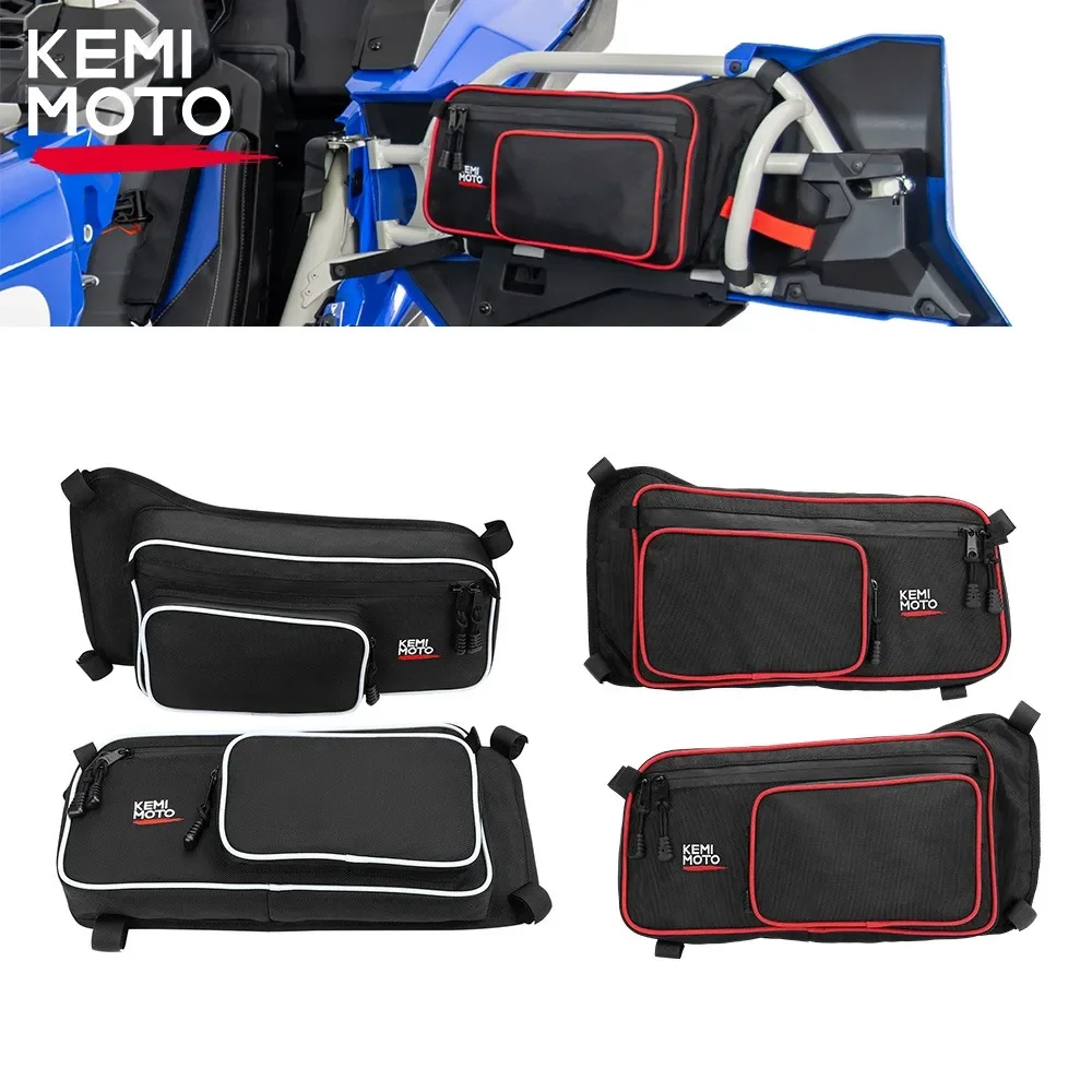 

KEMIMOTO X3 UTV Rear Storage Door Bag For Can am Maverick X3 MAX RR R 4x4 XRC XMR DS XDS Turbo DPS 4 Doors 2017-2024