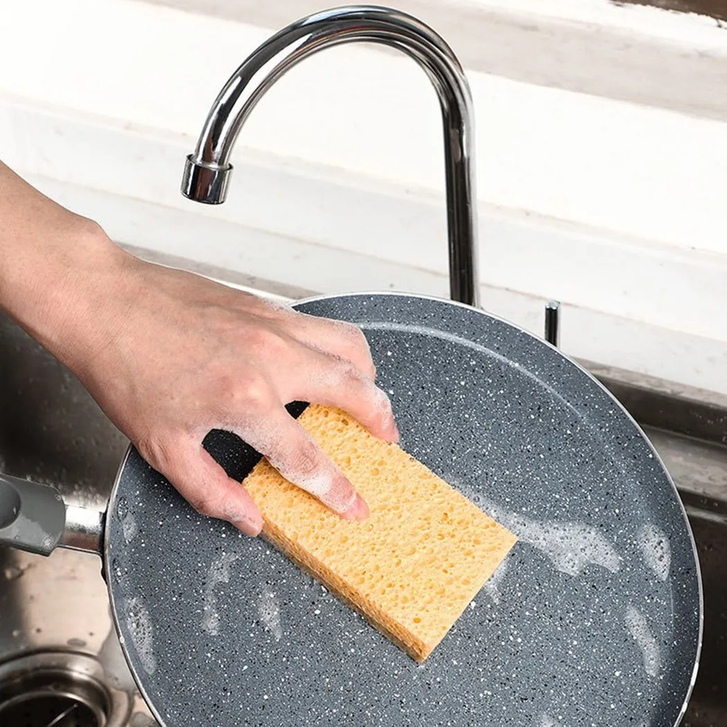 10 Pack Wood Pulp Cotton Scouring Pad Epically Eco100% Biodegradable And Compostable Kitchen Sponge With Scrub Dish Towel
10 Pack Wood Pulp Cotton Scouring Pad Epically Eco100% Biodegradable And Compostable Kitchen Sponge With Scrub Dish Towel