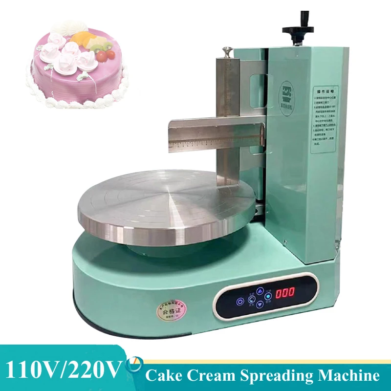

Birthday Cake Cream Spreading Machine Semi Automatic Cakes Plastering Cream Coating Filling Machine Cake Decorating Machines