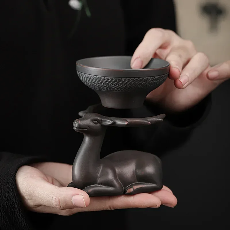 Jianshui Purple Pottery Filter Group Tea Strainer Porcelain Filter Hole Filter Rack KungFu Tea Ceremony Utensils Tea Accessories
Jianshui Purple Pottery Filter Group Tea Strainer Porcelain Filter Hole Filter Rack KungFu Tea Ceremony Utensils Tea Accessories