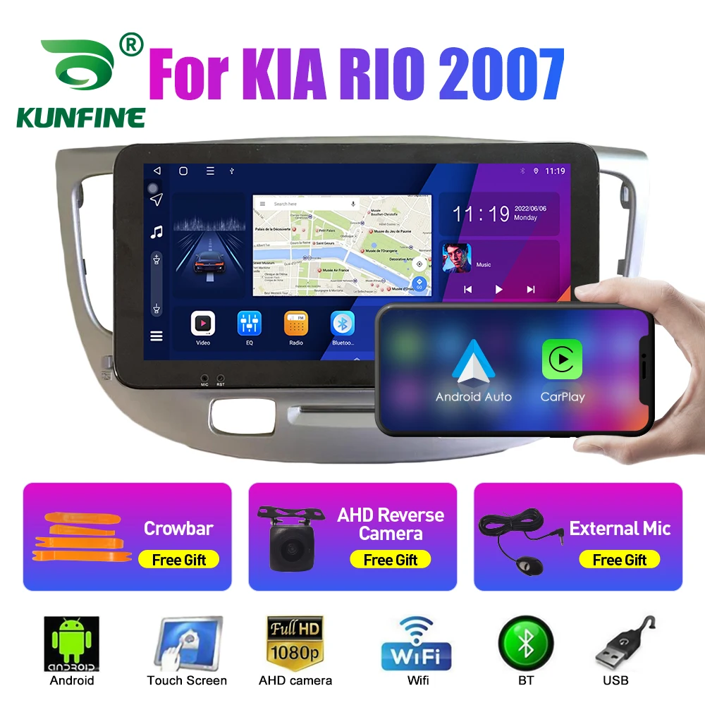 

10.33 Inch Car Radio For KIA RIO 2007 2Din Android Octa Core Car Stereo DVD GPS Navigation Player QLED Screen Carplay