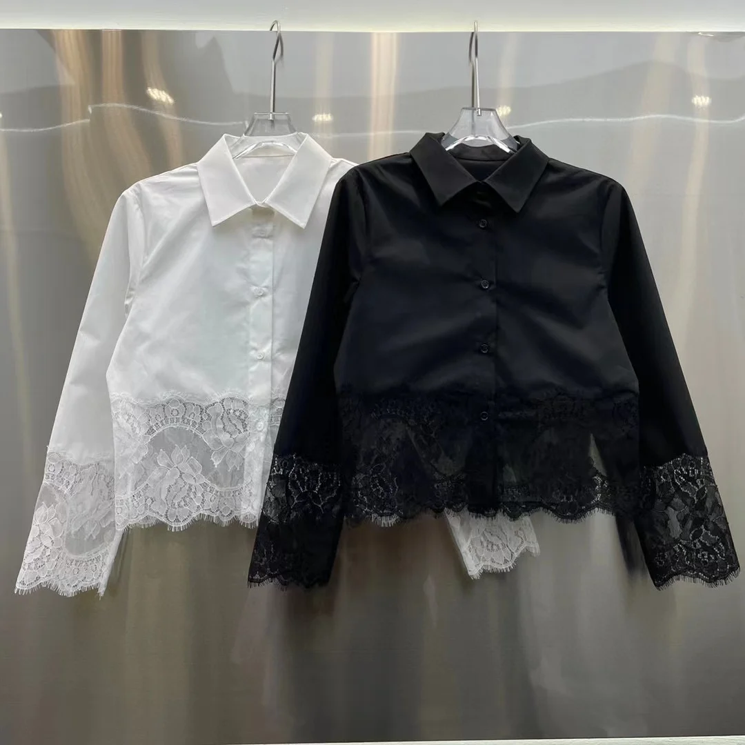 Fyion Fashion Luxury Blouse 2023 Summer Spring New Design Women Runway Flowers Embroidery High Quality Lace Long Sleeves Blouse
Fyion Fashion Luxury Blouse 2023 Summer Spring New Design Women Runway Flowers Embroidery High Quality Lace Long Sleeves Blouse