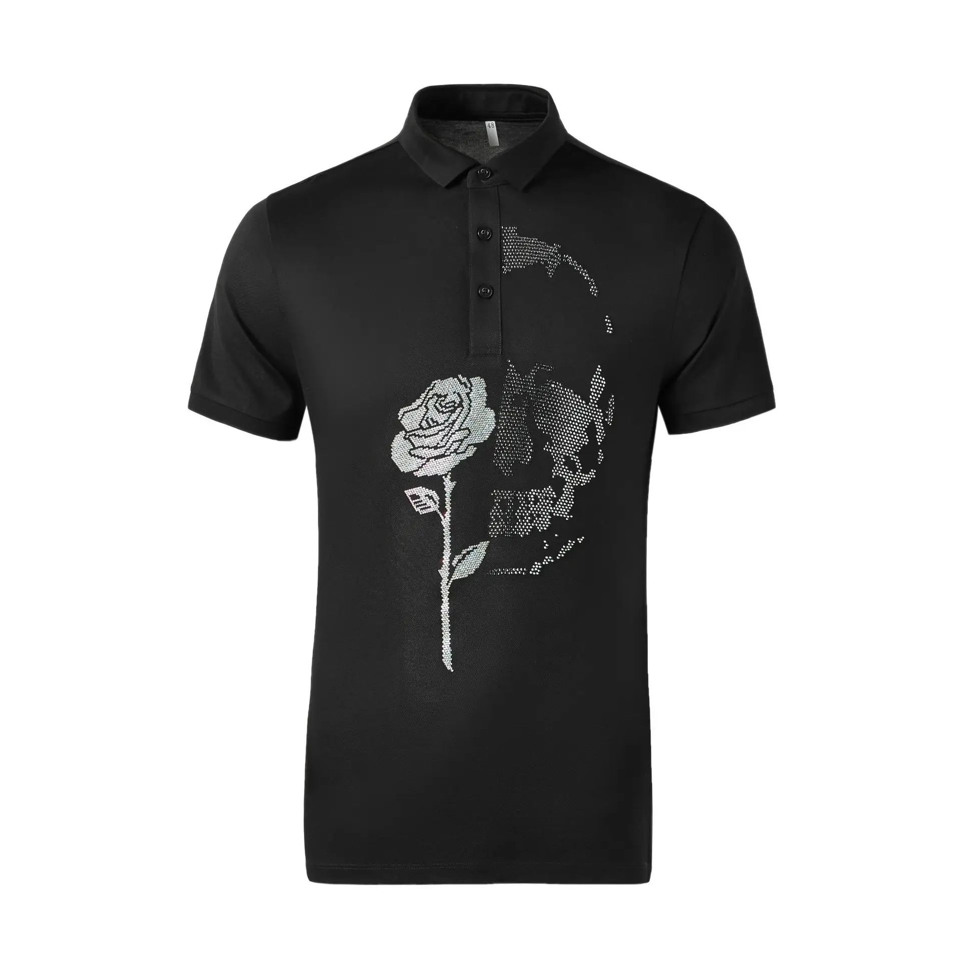 High Quality Luxury Jewelry Men'S T Shirt Polo Men Black Polo T-Shirt Apparel Men'S Shirt
High Quality Luxury Jewelry Men'S T Shirt Polo Men Black Polo T-Shirt Apparel Men'S Shirt