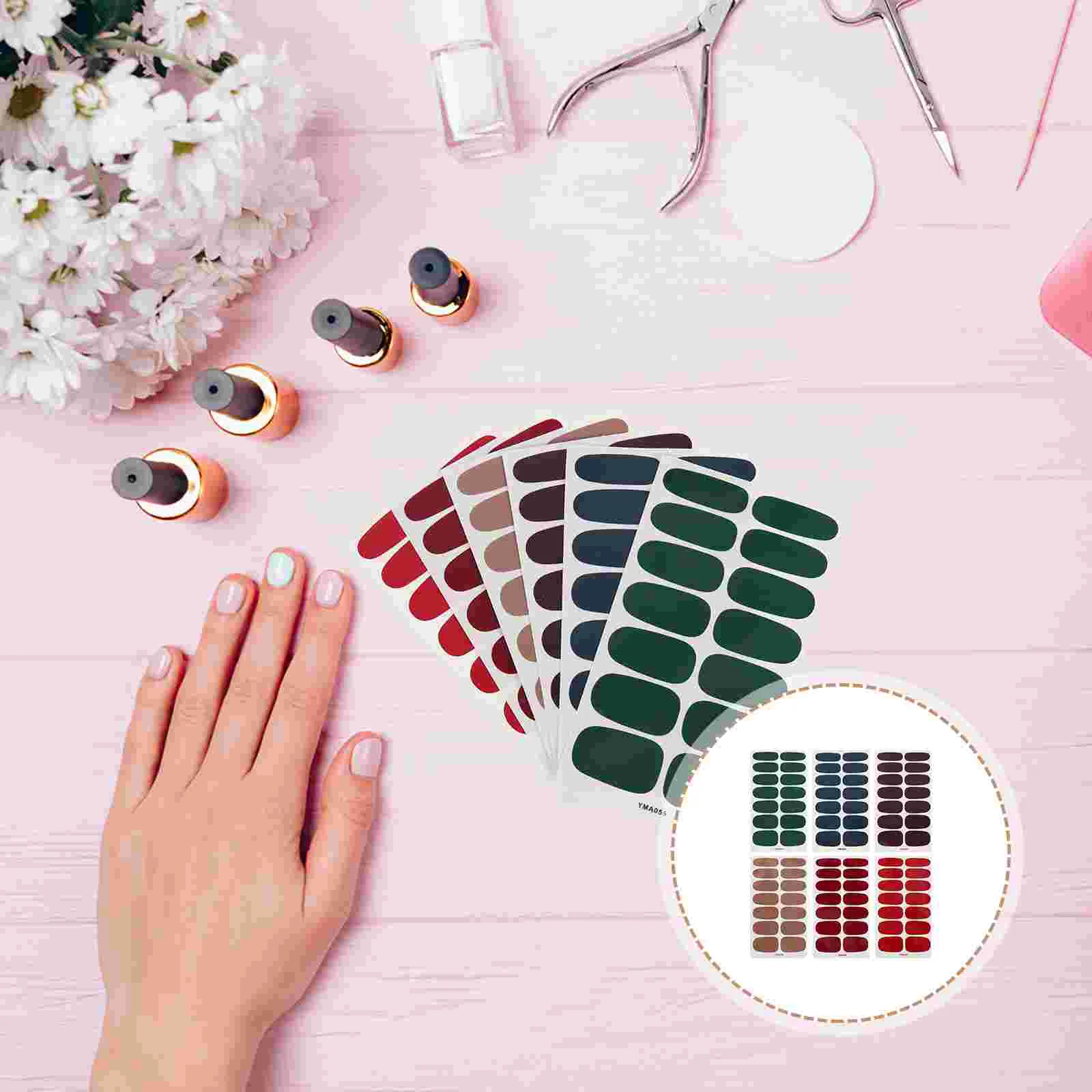 Nail Stickers Decals Wraps Full Strips Cover Polish Adhesive Medium Press on Nails
Nail Stickers Decals Wraps Full Strips Cover Polish Adhesive Medium Press on Nails