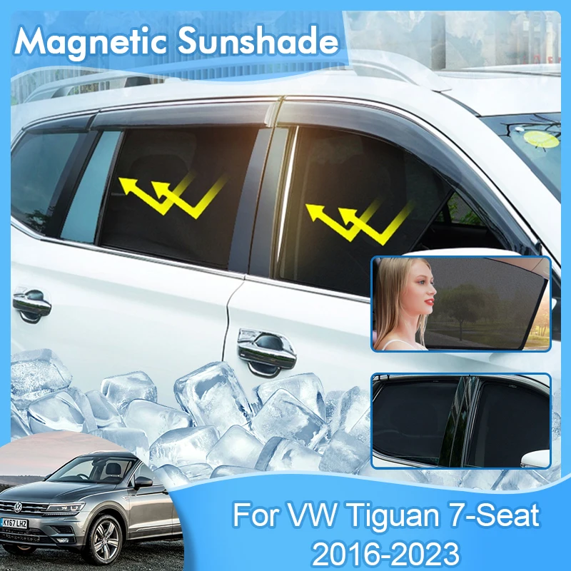 Magnetic Sunshade For Volkswagen VW Tiguan Allspace L 7-Seat AD BW 2016~2023 Window Visor Sun Shade Net Mesh Curtain Protection
Magnetic Sunshade For Volkswagen VW Tiguan Allspace L 7-Seat AD BW 2016~2023 Window Visor Sun Shade Net Mesh Curtain Protection