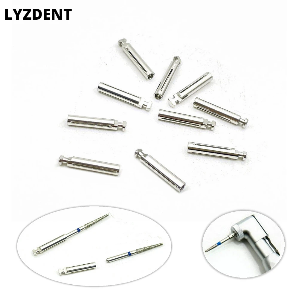 

LYZDENT 5 шт., стоматологические инструменты, адаптер для стоматологических боров от 1,6 мм до 2,35 мм, стоматологические боры, переходник, инструмент