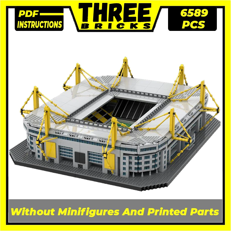Technical Moc Bricks Football Field Model Westfalen Stadium Modular Building Blocks Gifts Toys For Children DIY Sets Assembling
Technical Moc Bricks Football Field Model Westfalen Stadium Modular Building Blocks Gifts Toys For Children DIY Sets Assembling