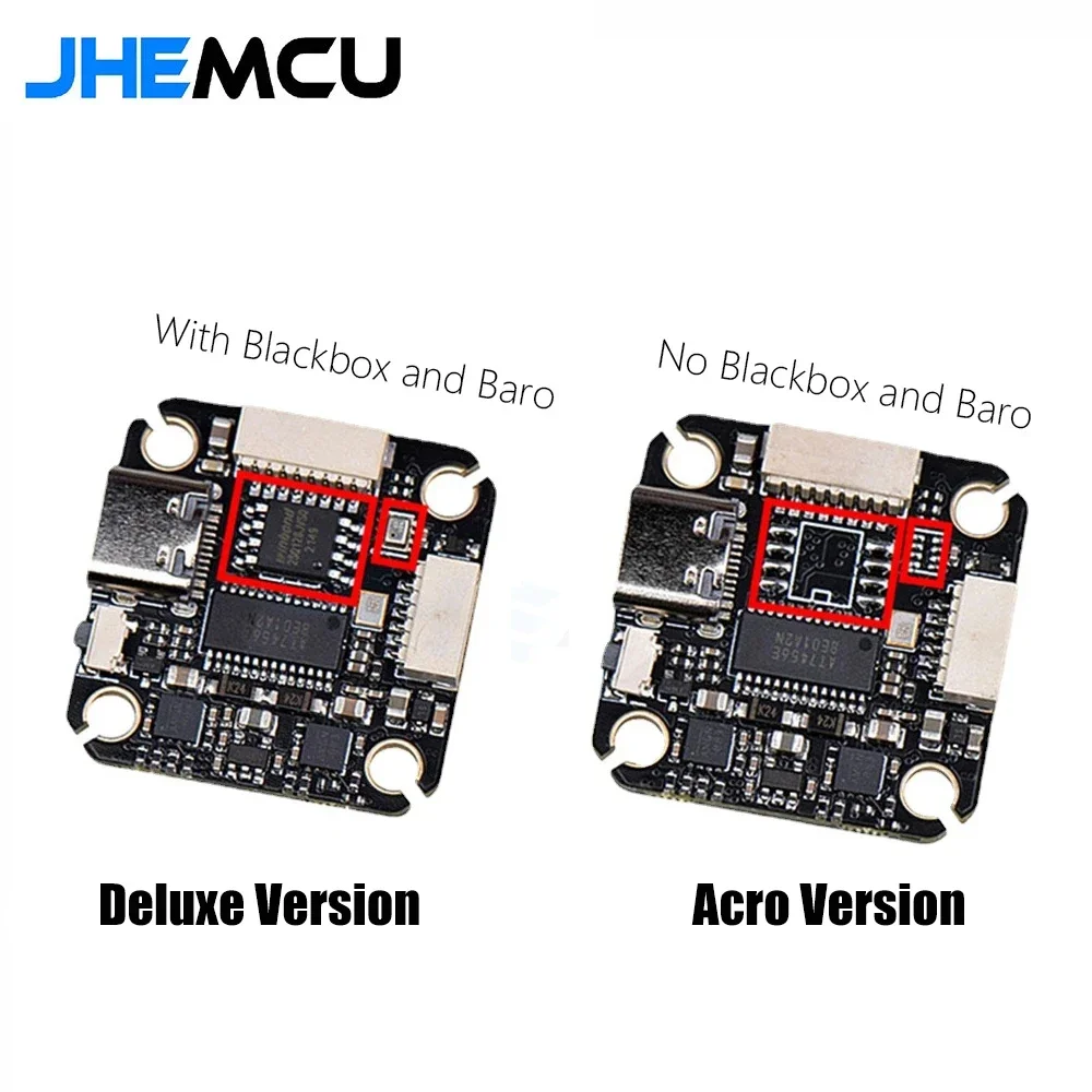 Контроллер полета JHEMCU F4 NOXE V3 F411 Acro / Deluxe 5 в 10 в BEC OSD Baro BlackBox 2-6S 20x20 мм для FPV радиоуправляемого дрона
Контроллер полета JHEMCU F4 NOXE V3 F411 Acro / Deluxe 5 в 10 в BEC OSD Baro BlackBox 2-6S 20x20 мм для FPV радиоуправляемого дрона