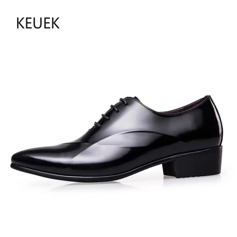 

New Design Luxury Genuine Leather Wedding Dress Shoes Men Fashion Pointed Toe Derby Oxfords Male Casual Business Loafers 5A