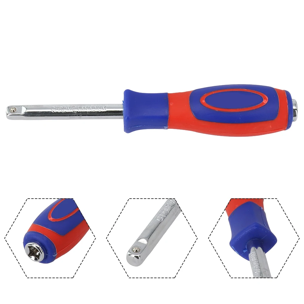 1/4Inch Small Square Rod With Tail Hole Rotary Handle 6.3mm Dual-Purpose Afterburner Socket Screwdriver Hand Tool
1/4Inch Small Square Rod With Tail Hole Rotary Handle 6.3mm Dual-Purpose Afterburner Socket Screwdriver Hand Tool