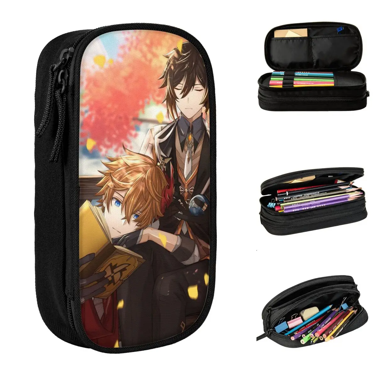 Anime Childe Zhongli Pencil Cases Genshin Impact Pencilcases Pen Box for Student Big Capacity Bag Students School Stationery
Anime Childe Zhongli Pencil Cases Genshin Impact Pencilcases Pen Box for Student Big Capacity Bag Students School Stationery