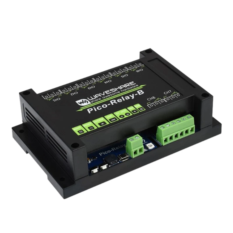 Релейный модуль Waveshare для Raspberry Pi Pico, 8-канальный блок питания USB 5 В/оптрон, быстрая изоляция источника питания
Релейный модуль Waveshare для Raspberry Pi Pico, 8-канальный блок питания USB 5 В/оптрон, быстрая изоляция источника питания