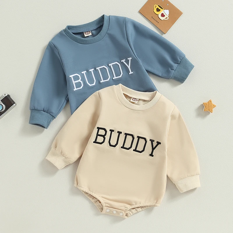 New Baby Girls Autumn Casual Playsuits Long Sleeve Solid Color Letter Embroidery Rompers Princess Newborn Infant Bodysuits
New Baby Girls Autumn Casual Playsuits Long Sleeve Solid Color Letter Embroidery Rompers Princess Newborn Infant Bodysuits