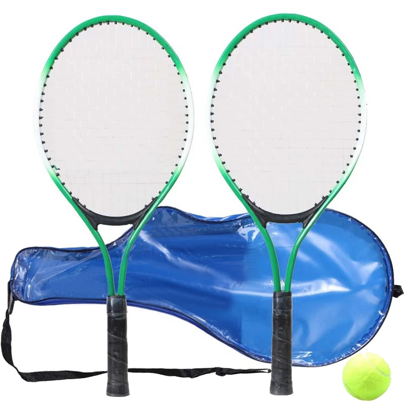 

Детская Теннисная ракетка REGAIL с 1 теннисным мячом и чехлом, Спортивная ракетка для занятий спортом на открытом воздухе, детская ракетка для игры в теннис, цвет зеленый