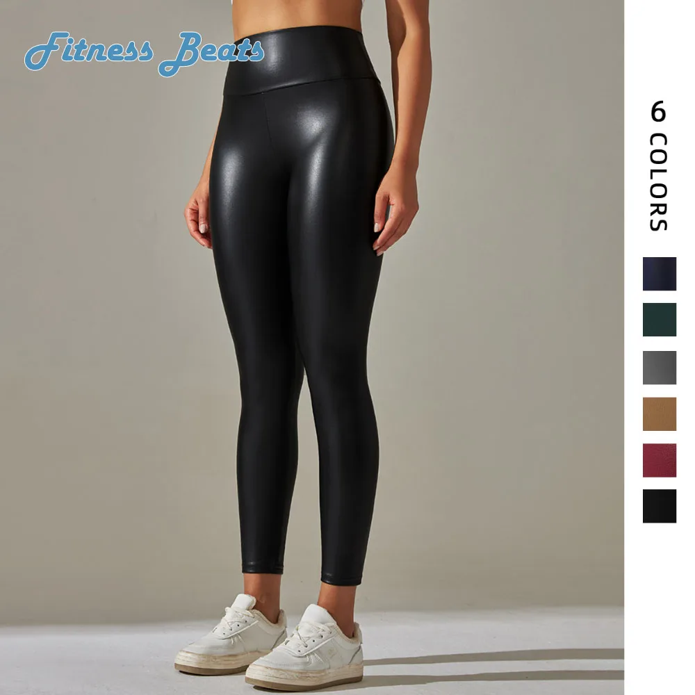PU Leather Colorful Long Pants For Women Sexy Raised Buttocks Good Elasticity High Waist Fashion Large Size Yoga Sculpt Scrunch
PU Leather Colorful Long Pants For Women Sexy Raised Buttocks Good Elasticity High Waist Fashion Large Size Yoga Sculpt Scrunch