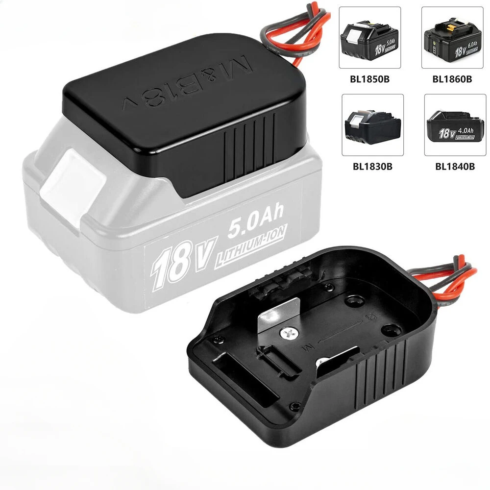 Power wheels adapter for Makita 18V Li-ion Battery DIY Adapter Power Mount Connector Dock With 14AWG Wires For BL1840
Power wheels adapter for Makita 18V Li-ion Battery DIY Adapter Power Mount Connector Dock With 14AWG Wires For BL1840