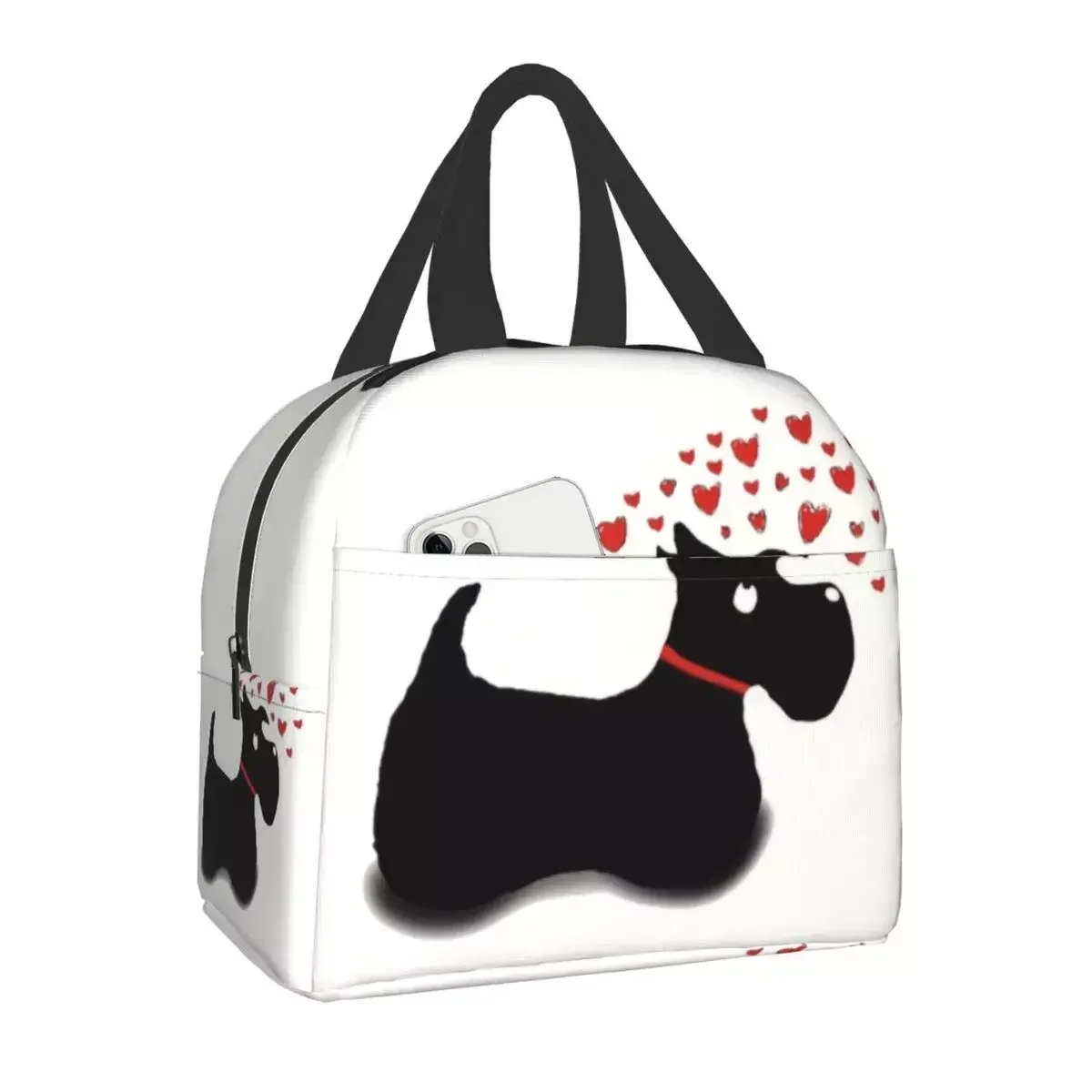 Scottie Dog Love Hearts Insulated Lunch Bags For Outdoor Picnic Cute Scottish Terrier Leakproof Thermal Cooler Lunch Box Women
Scottie Dog Love Hearts Insulated Lunch Bags For Outdoor Picnic Cute Scottish Terrier Leakproof Thermal Cooler Lunch Box Women