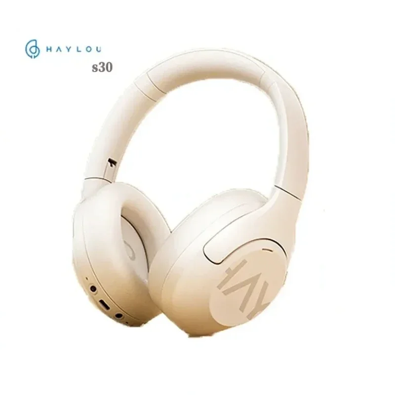 

New Haylou S30 Wireless Headphone With Microphone Bluetooth Anc Long Endurance Active Noise Reduction Headsets Low Delay Headset