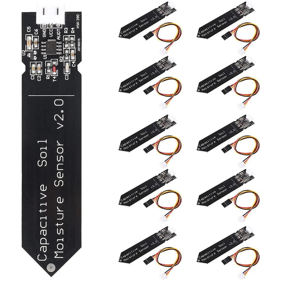 Capacitive Soil Moisture Sensor Corrosion Resistant for Arduino Moisture Detection Garden Watering DIY Electronic for Raspberry
Capacitive Soil Moisture Sensor Corrosion Resistant for Arduino Moisture Detection Garden Watering DIY Electronic for Raspberry