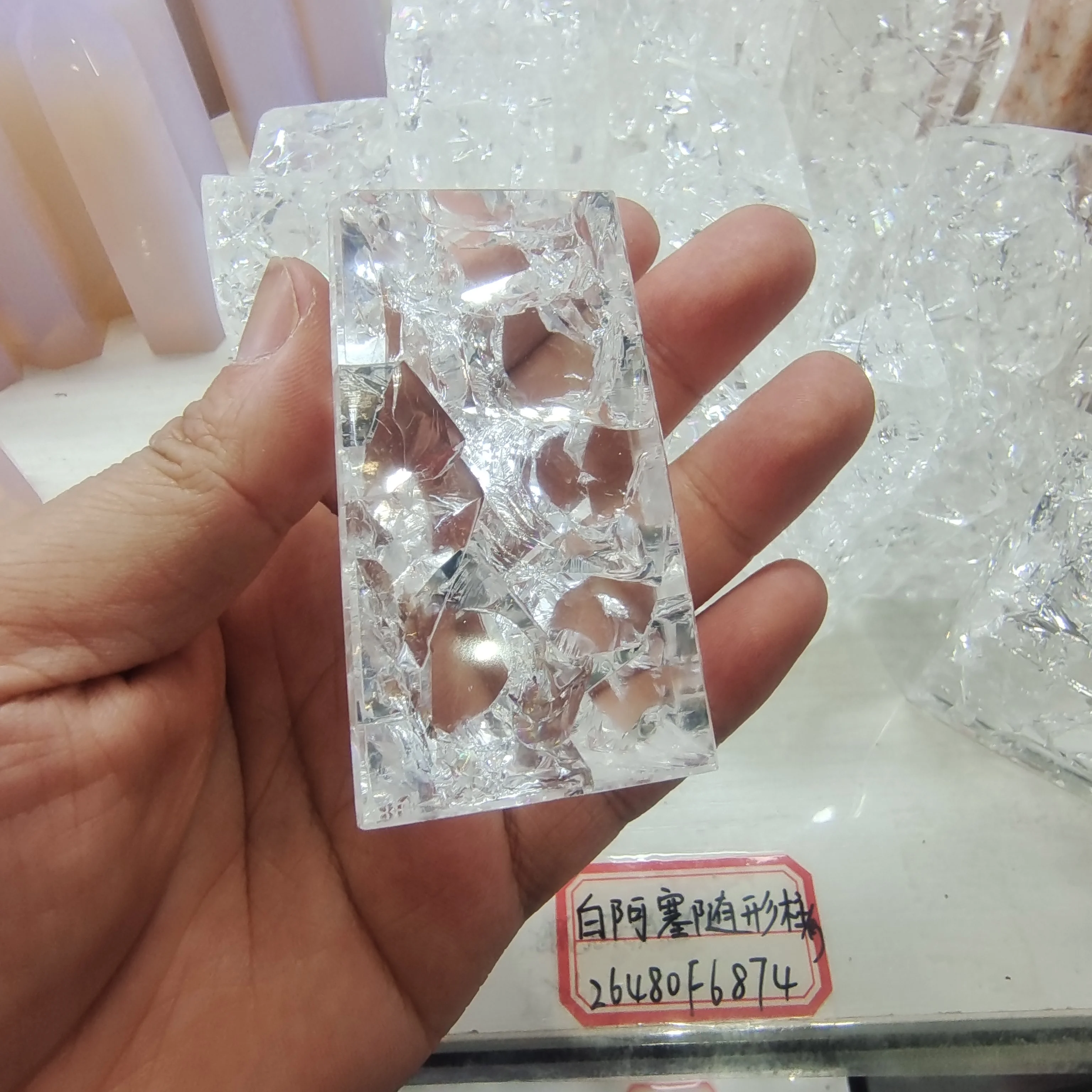 1PC Natural Crystal Transparency Quartz Point Healing Stone Hexagonal Prisms Obelisk Wand Reiki Energy Stone Home Decor
1PC Natural Crystal Transparency Quartz Point Healing Stone Hexagonal Prisms Obelisk Wand Reiki Energy Stone Home Decor