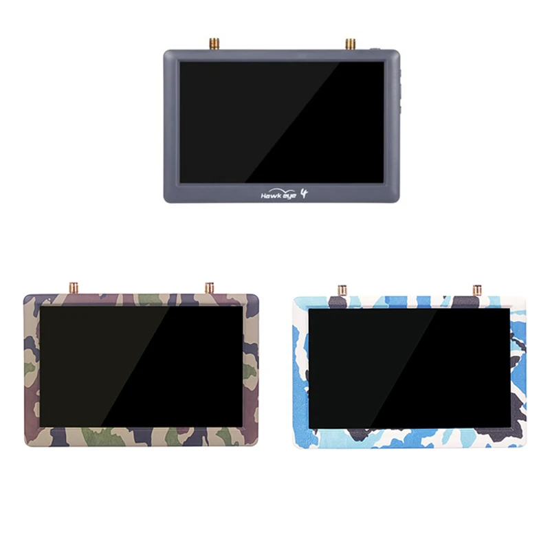 

Hawkeye Little Pilot 4 5.8G 48CH Diversity Dual Receiver 5inch 800X480 700LUX Built-in DVR FPV Monitor for RC Drone Vehicle