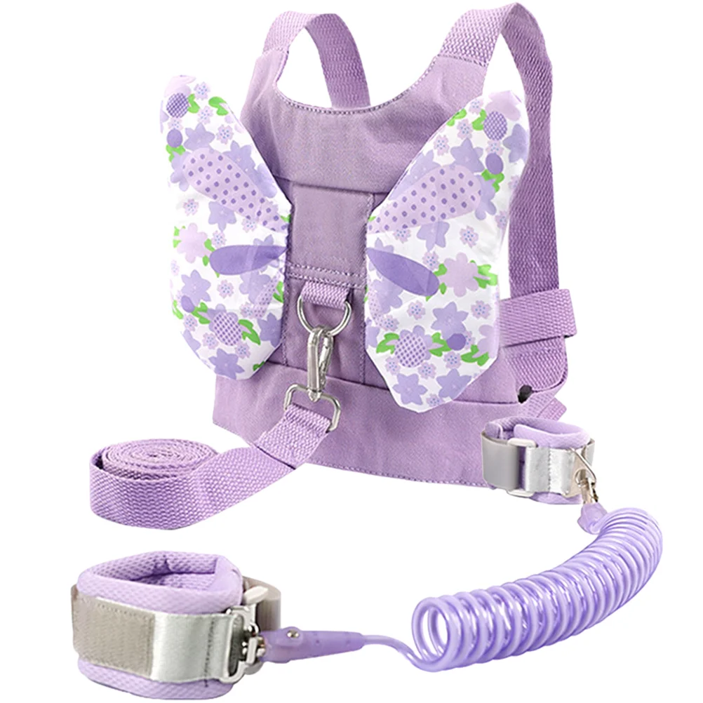 

Kisangel Travel Backpack Toddler Backpack Leash Butterflies Design Anti Lost Child Wrist Link Safety Harness Infant Assistant