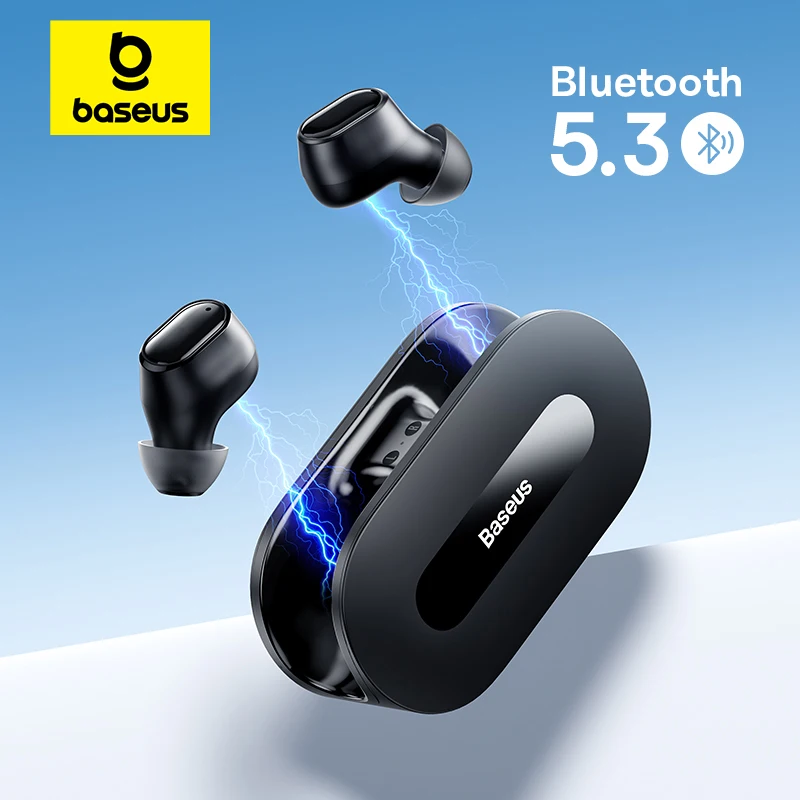 Baseus настоящие беспроводные наушники Bluetooth 5,3 HiFi спортивные наушники-вкладыши Быстрая зарядка 0,06 'низкая задержка 25 ч воспроизведения
Baseus настоящие беспроводные наушники Bluetooth 5,3 HiFi спортивные наушники-вкладыши Быстрая зарядка 0,06 'низкая задержка 25 ч воспроизведения
