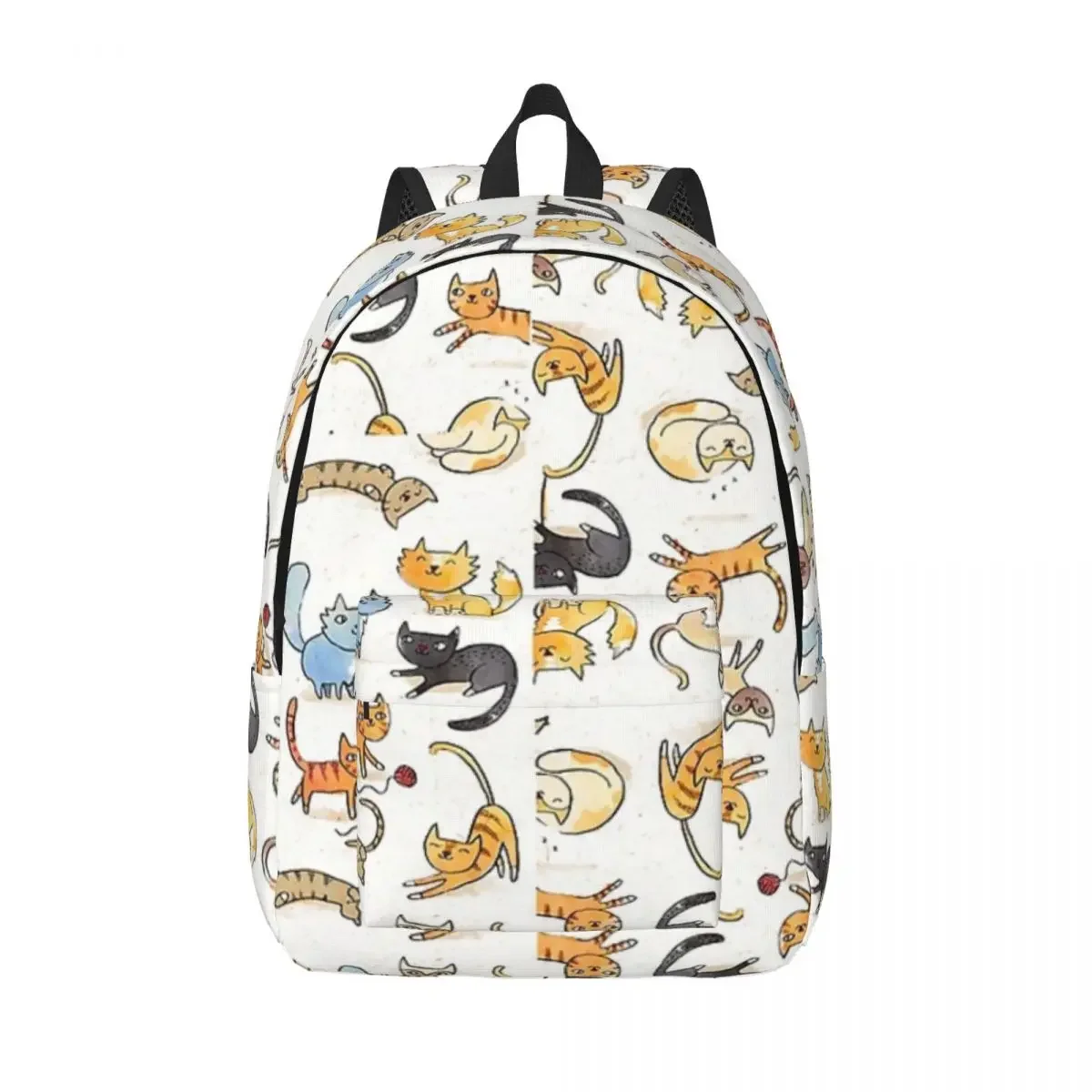 

Cats Cats Cats Animal Woman Small Backpacks Boy Girl Bookbag Casual Shoulder Bag Portability Laptop Rucksack Children School Bag