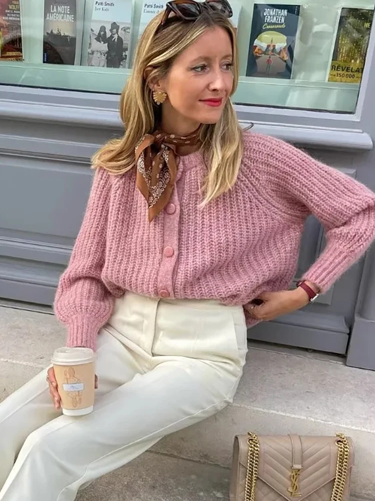 Womens Spring Autumn Casual O-Neck Long Sleeve Knitted Cardigans Girls Fashion Single Breasted Loose Elastic Solid Sweaters
Womens Spring Autumn Casual O-Neck Long Sleeve Knitted Cardigans Girls Fashion Single Breasted Loose Elastic Solid Sweaters