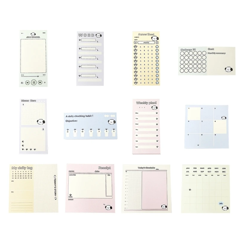 Weekly Monthly Multifunctional Note Pad Daily Planner Notepads for School College University Revision Exams
Weekly Monthly Multifunctional Note Pad Daily Planner Notepads for School College University Revision Exams