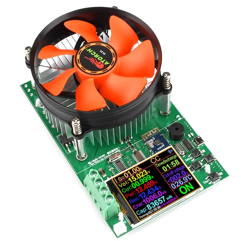 DL24P Color 2.4" DC USB Tester Electronic Load Lithium Battery Capacity Discharge Charge Power Meter Supply Checker APP
DL24P Color 2.4" DC USB Tester Electronic Load Lithium Battery Capacity Discharge Charge Power Meter Supply Checker APP