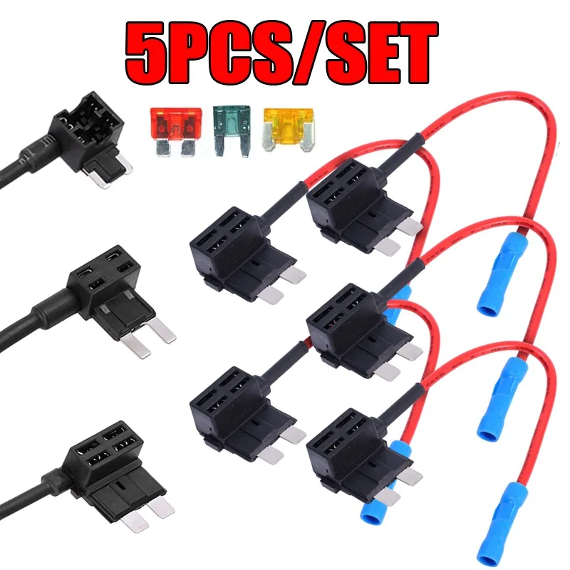 5Pcs/Set Car Fuse Box Circuit Adapter Mini Small Medium Size ATM Blade Fuse for Car Van Moto RV Boat Tractor Fuse Accessories
5Pcs/Set Car Fuse Box Circuit Adapter Mini Small Medium Size ATM Blade Fuse for Car Van Moto RV Boat Tractor Fuse Accessories