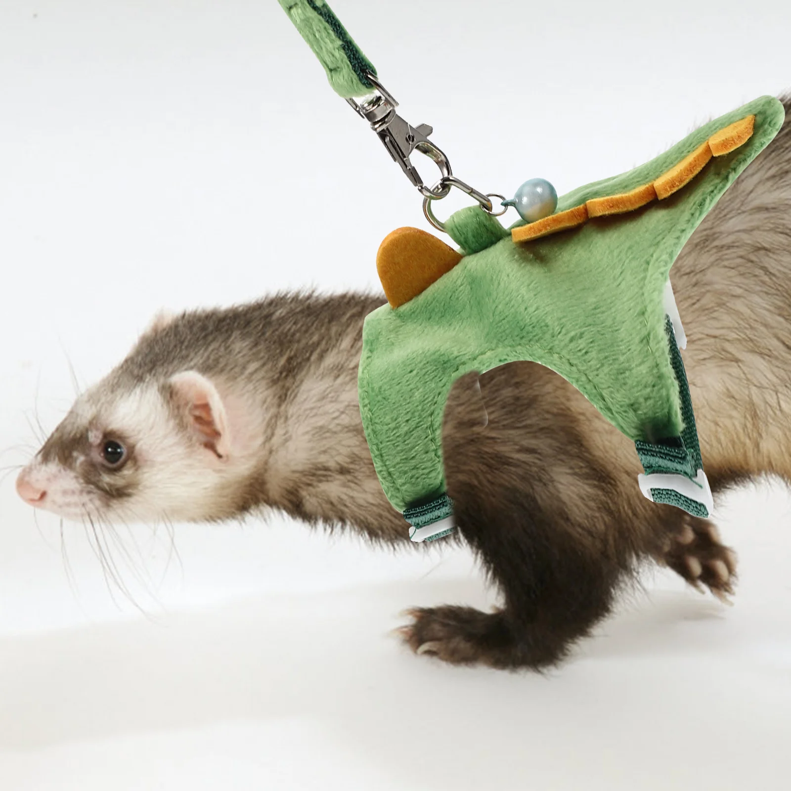 

Harness Leash Cat Pet Ferret Vest Rope Walking Traction Pets Dog Safety Bunny Supplies Adjustable Kitten Belt Small Dog Leash