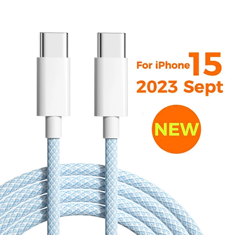 PD 60W USB C to C USB Type C Cable For Apple Iphone 15 Pro Max 15Plus Fast Charging Data Cable Type C To Type C Data Cord Wire
PD 60W USB C to C USB Type C Cable For Apple Iphone 15 Pro Max 15Plus Fast Charging Data Cable Type C To Type C Data Cord Wire