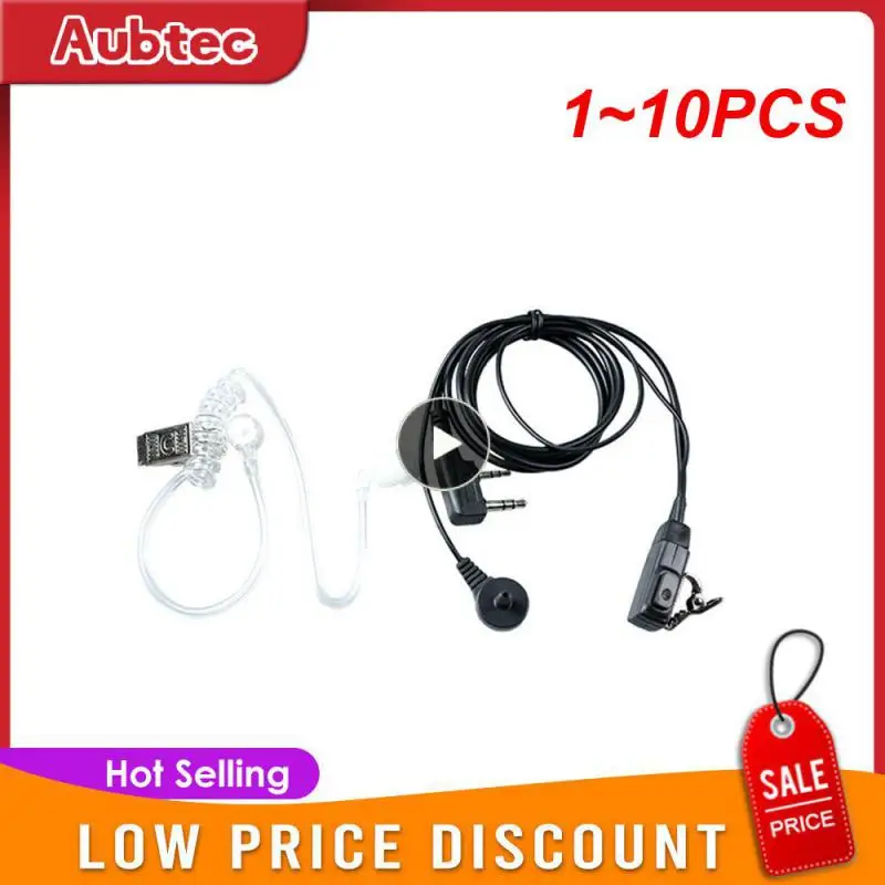 

1~10PCS Baofeng Acoustic Air Tube Mic Microphone Earphone Earbud Headset Earpiece Headphone For Kenwood Walkie Talkie