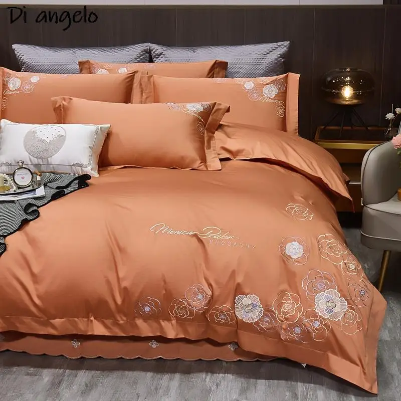1200TC Egyptian Cotton Luxury Wedding Gift Embroidery Bedding Set Duvet Cover Bed Linen Flat Sheet Pillowcase Queen King #/L
1200TC Egyptian Cotton Luxury Wedding Gift Embroidery Bedding Set Duvet Cover Bed Linen Flat Sheet Pillowcase Queen King #/L