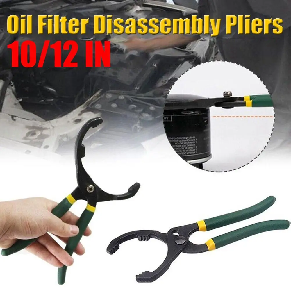 

1pc 10 12 Inch Adjustable Filter Removal Pliers Oil Wrench Household Tools Universal Filter Accessories Convenient Pliers Q8B2